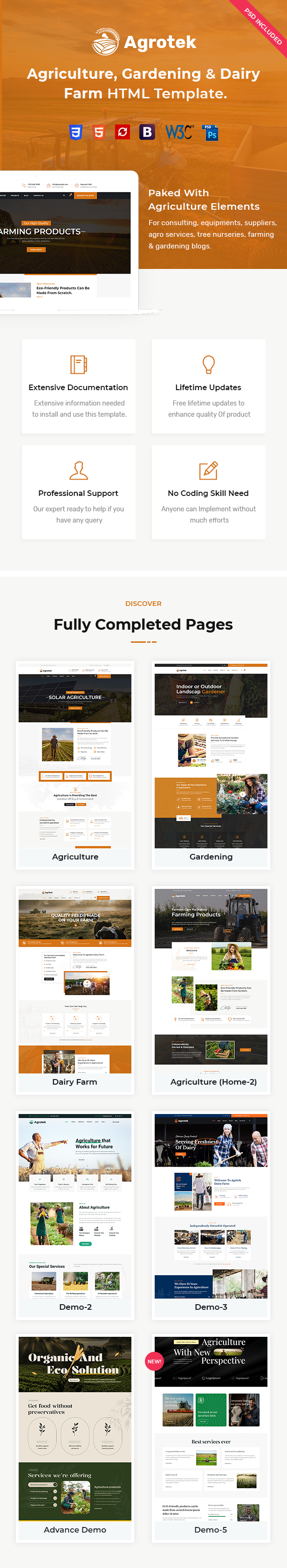 Agrotek HTML Template