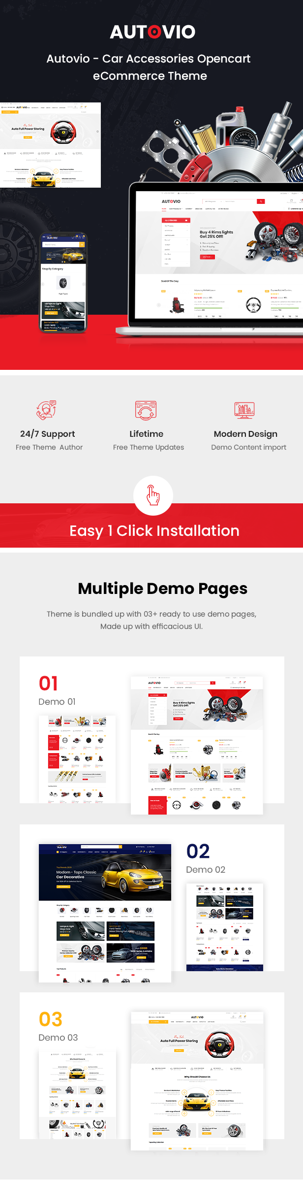 Autovio Opencart Theme