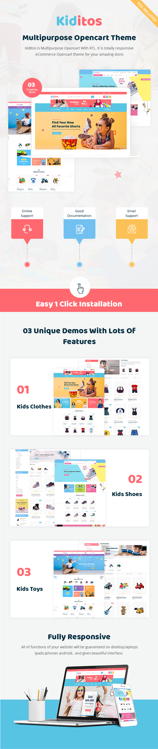 Kiditos Opencart Theme