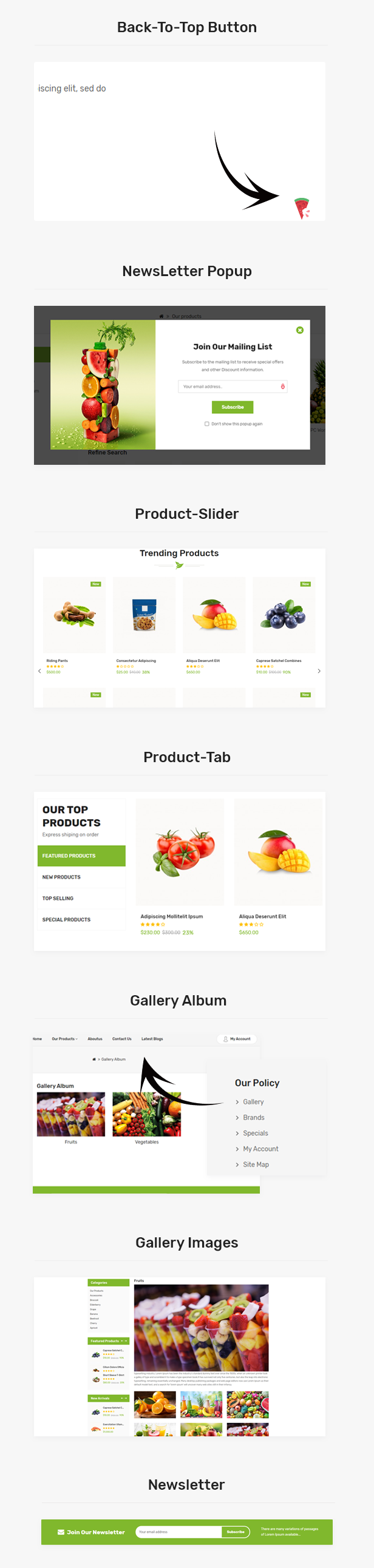 Vegitek Opencart Theme